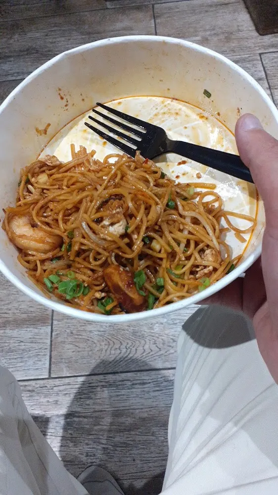 Nouilles Sautées Aux Crevettes